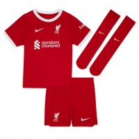 Fotbalové Dres Liverpool Ibrahima Konate #5 Dětské Domácí 2023-24 Krátký Rukáv (+ trenýrky)